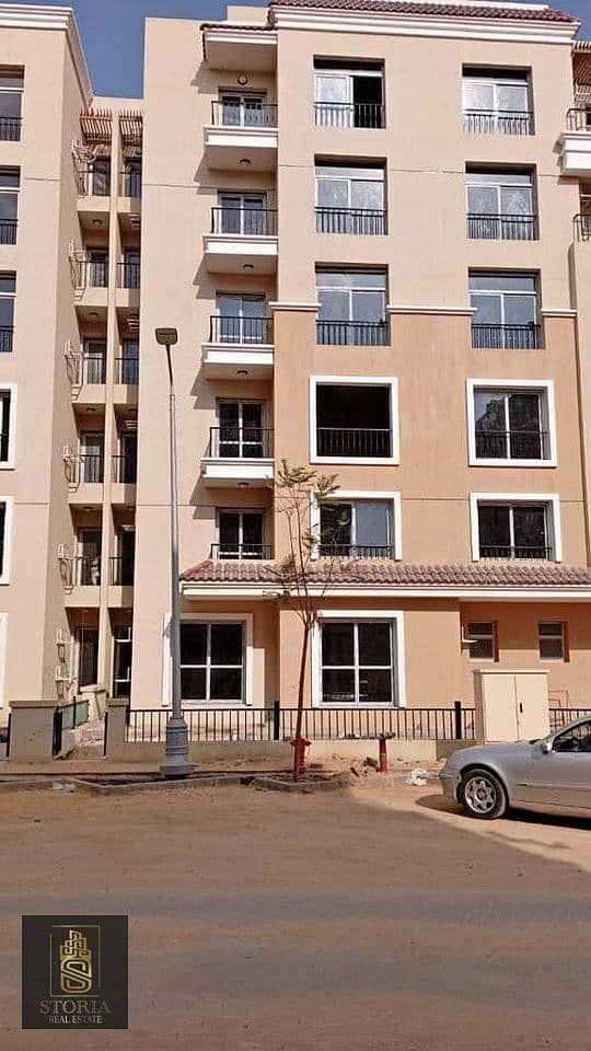 First floor apartment 155 m on Suez Road with installments until 2032 in a compound 2