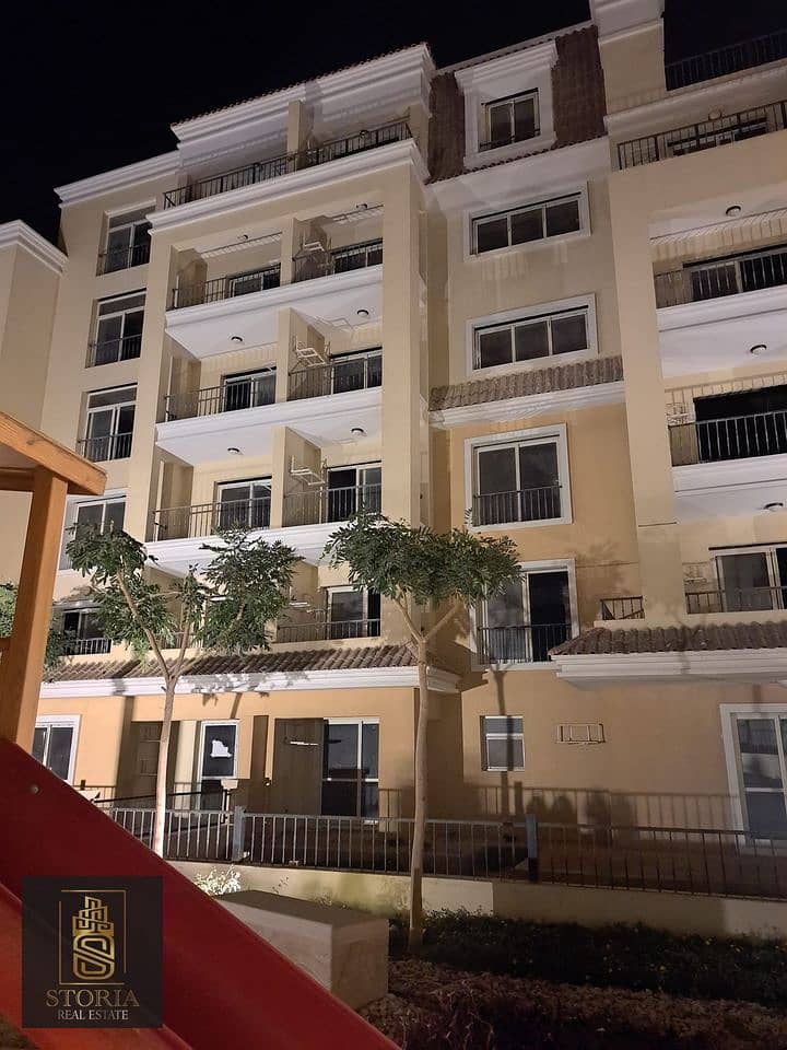 First floor apartment 155 m on Suez Road with installments until 2032 in a compound 5