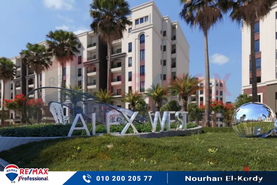 Own your apartment immediately with a sea view in Alex West and the largest landscape view 14