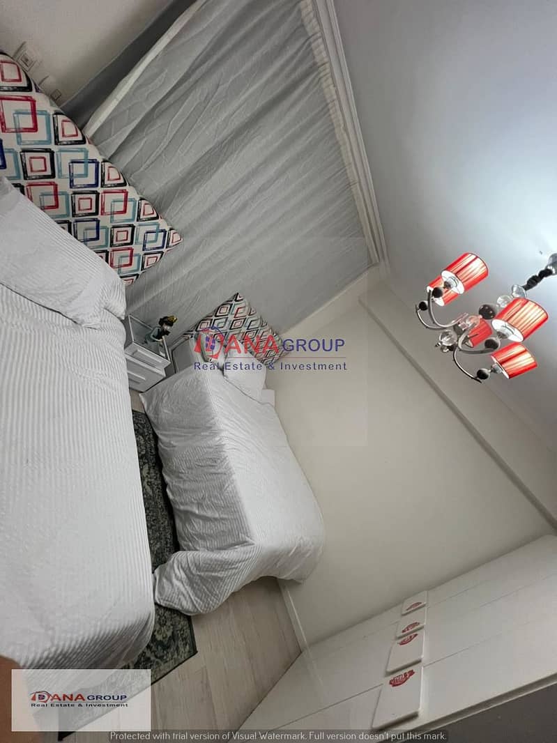 Apartment for rent in Dar Misr District 12 fully furnished fully air-conditioned cold hot  Area 130 Meters  3 Bedrooms  2 bathrooms  First floor there 3