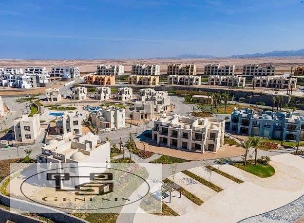 في منتجع مكادي هايتس Makadi Heights شاليه بفيو لاند سكيب للبيع 6