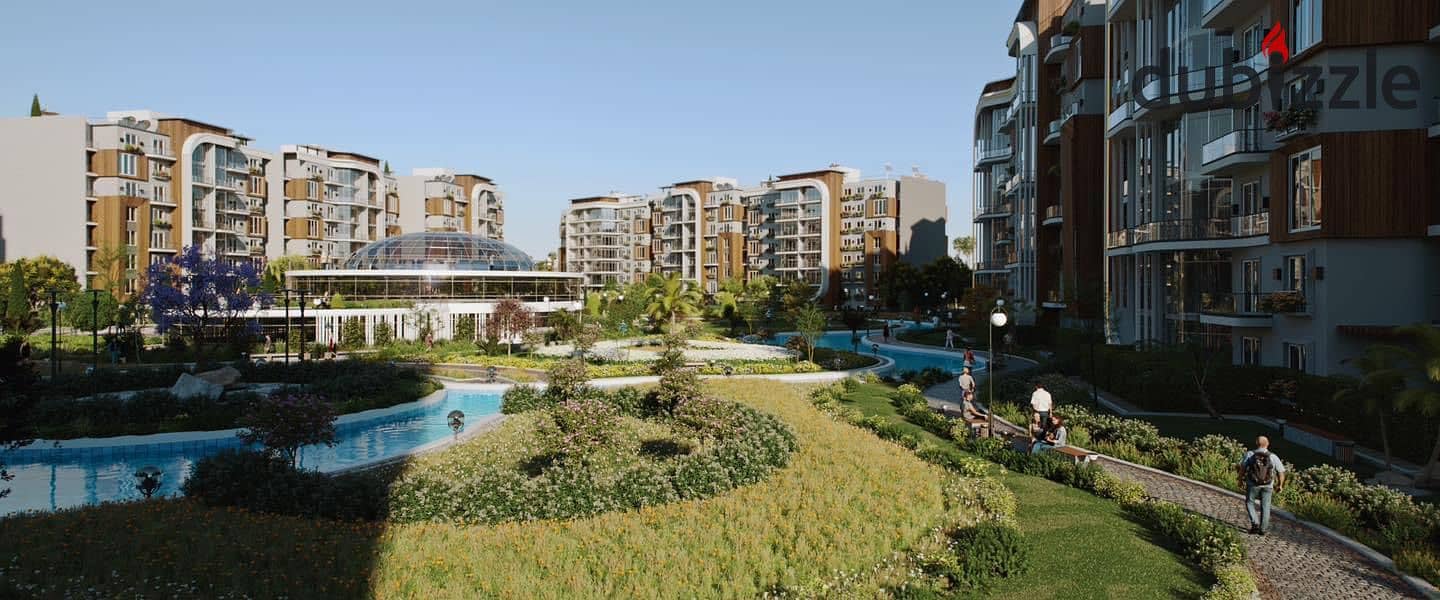 Duplex 365 m with garden for sale in the most prestigious places in the new Capital with the lowest dp to 8 years without interest in Ray Compound 5