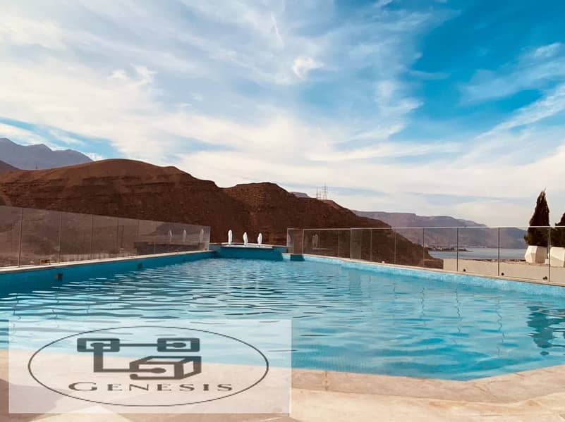 bought a chalet in IL Monte Galala village, located in the heart of Ain Sokhna, with a direct view of the sea from the developer, Tatweer Misr. 35