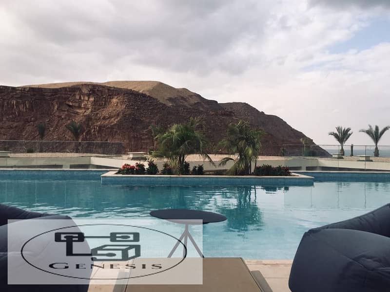 bought a chalet in IL Monte Galala village, located in the heart of Ain Sokhna, with a direct view of the sea from the developer, Tatweer Misr. 41