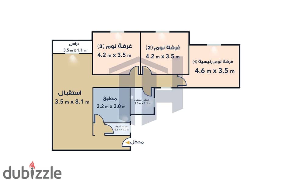 Apartment for sale 139m New Smouha (Smouha Future) 1