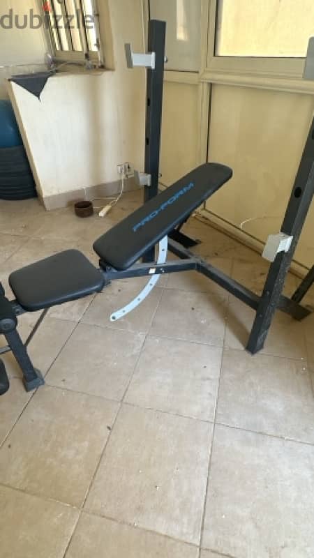 PROFORM-OLYMPIC BENCH/RACK 1