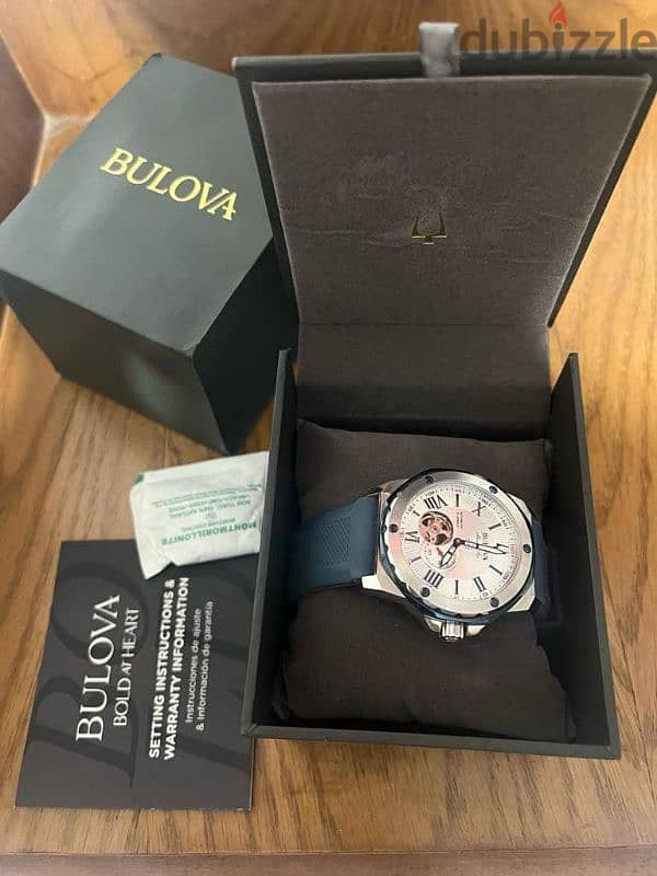 BULOVA marine star automatic silver white 3