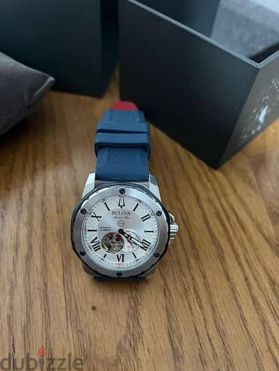 BULOVA marine star automatic silver white