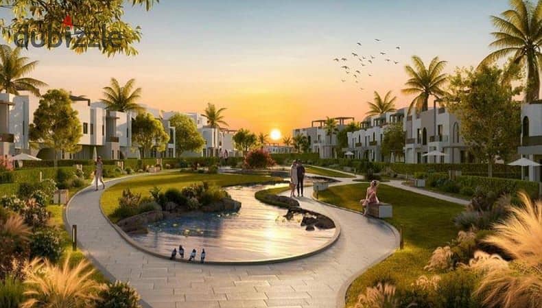 An apartment  front of Mall of Egypt and close to Wahat Road, located in one of the most vibrant areas of O West compound. 1