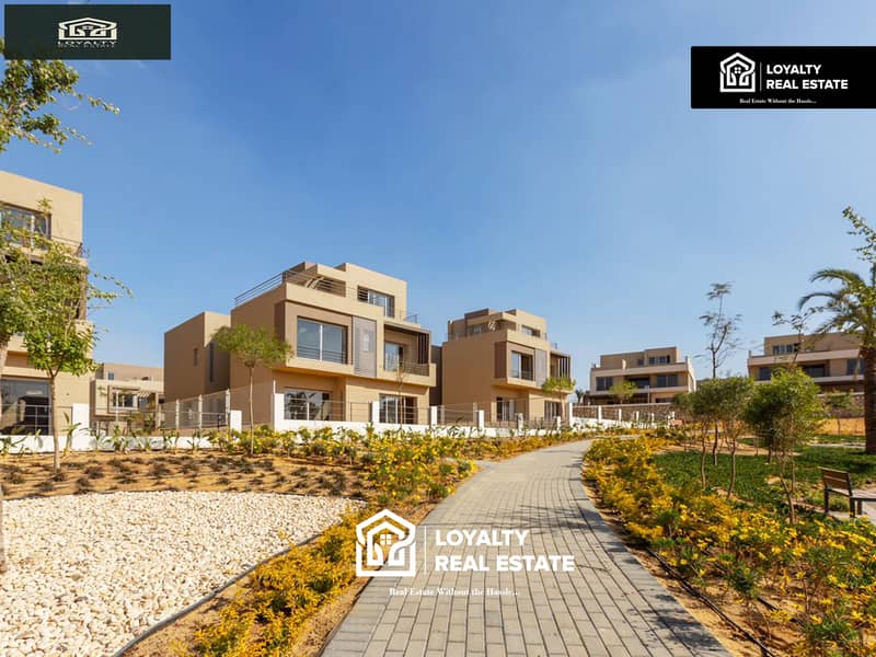 Twin House 315 m  ready to move  in Palm Hills Compound, New Cairo - Fifth Settlement 1