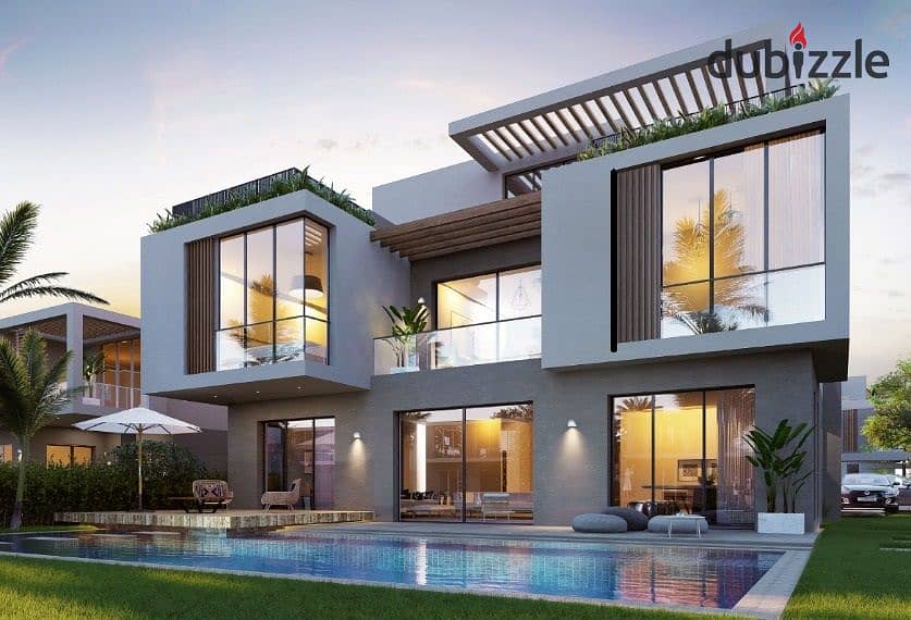 Villa for sale with a swimming pool in Sodic East Compound, in New Heliopolis. 4