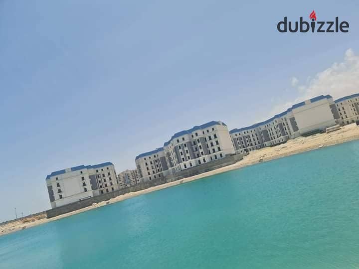 ready to move directly lagoon apartment fully finished for sale in installment in latin district alamin prime location 1