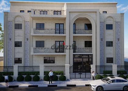 Apartment for sale in (Nakhil Palace Compound) The apartment area is 300 m 4 rooms, including a dressing room and a master room + living room + 4 piec