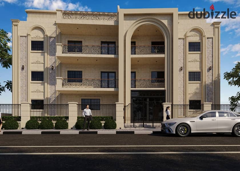 Apartment for sale in (Nakhil Palace Compound) The apartment area is 300 m 4 rooms, including a dressing room and a master room + living room + 4 piec 1