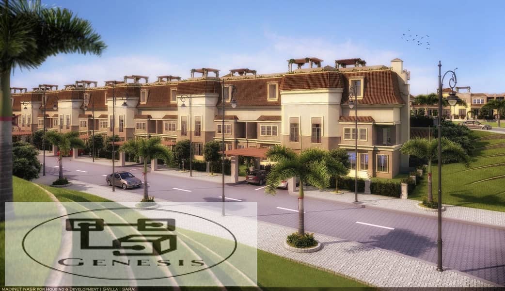 Apartment for sale in Mostakbal City, Sarai Compound, on Suez Road 1