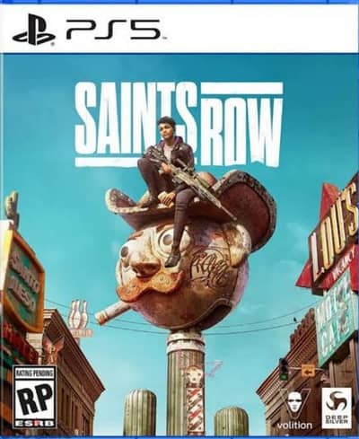 saints row ps5 used like new without scratch