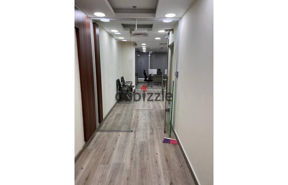 Office 114m Fully finished for rent in trivium square new cairo 1