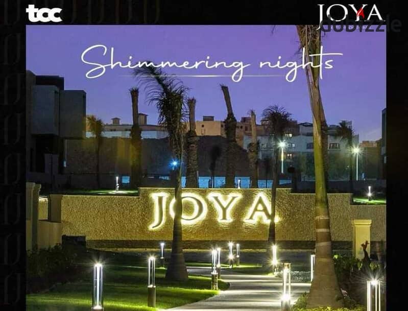 Penthouse for sale, 300 sqm, with installment plans available, in Joya compound, located in front of Nile University and next to Palm Hills and New Gi 2