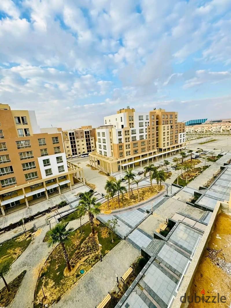 I own a resale apartment in Al Maqsad Compound, the New Administrative Capital, with the lowest installment currently 2