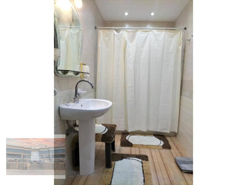 Fully furnished - ground apartment with garden prime location- for rent in al rehab city 9