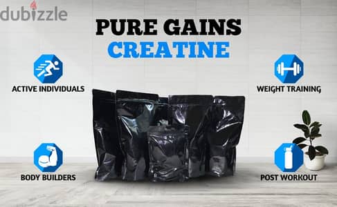 creatine monohydrate, unflavored, كرياتين مونوهيدرات بدون طعم