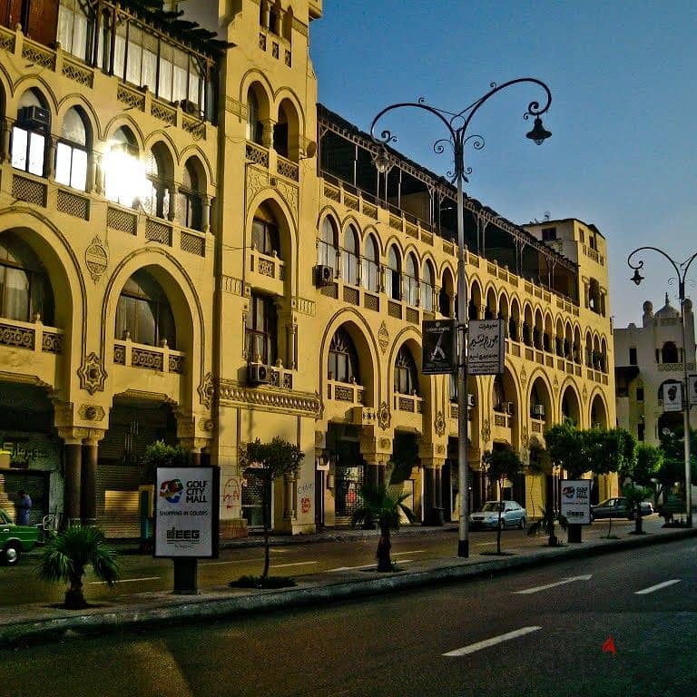 Shop for rent for 120 thousand rent in the most distinguished areas of Heliopolis, Korba Height 6 meters Area 50 square meters next to the strongest c 1