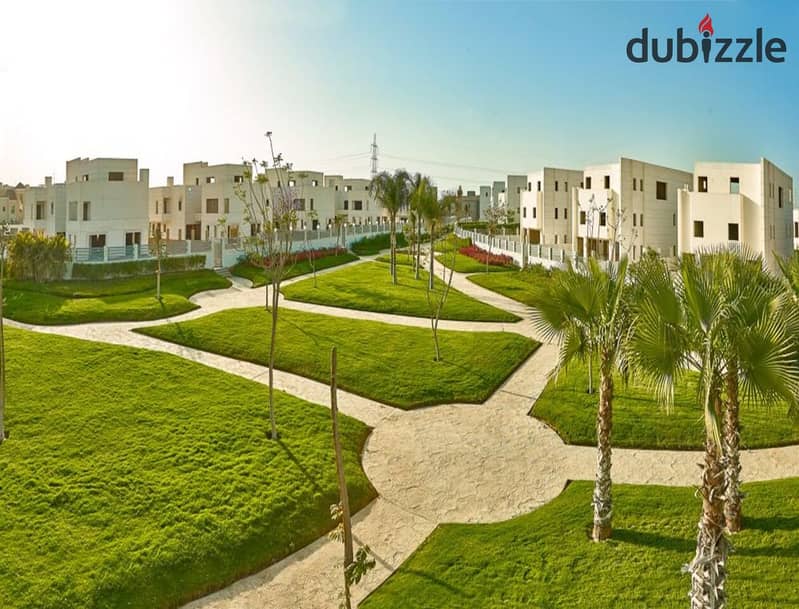 Immediate delivery of a twin house, 335 sqm, in Cleopatra Square compound, Sheikh Zayed, with installment plans available 8