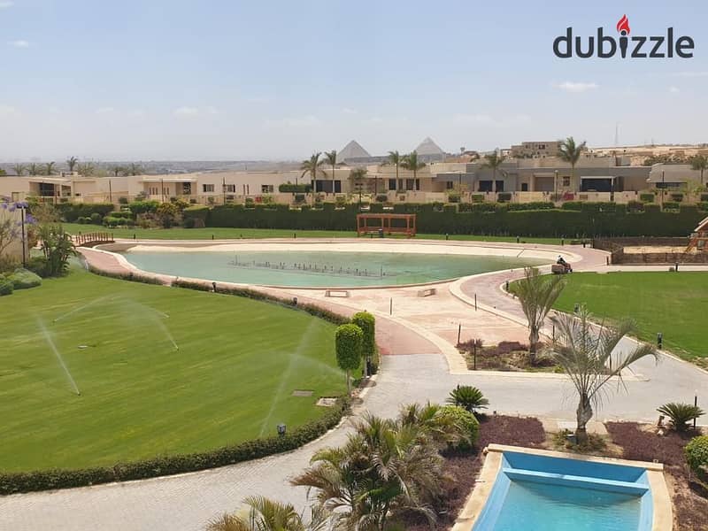 Live immediately in a 184m apartment, fully finished with air conditioners, in Pyramids Hills, with installments over 6 years 6