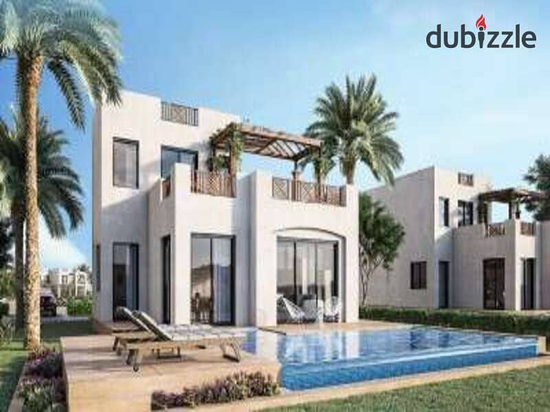 Chalet for sale in Makadi Heights, Hurghada, fully finished bedrooms. 4