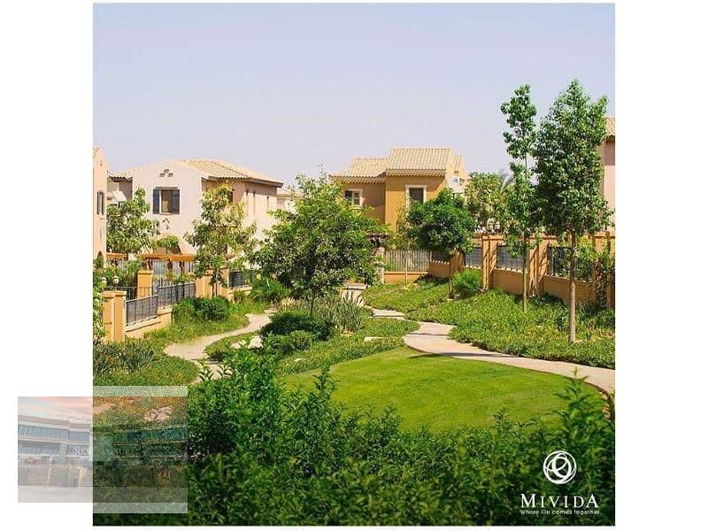 Apartment Corner unit - with best price & prim location- 3 bedroom - in Mivida new cairo 11