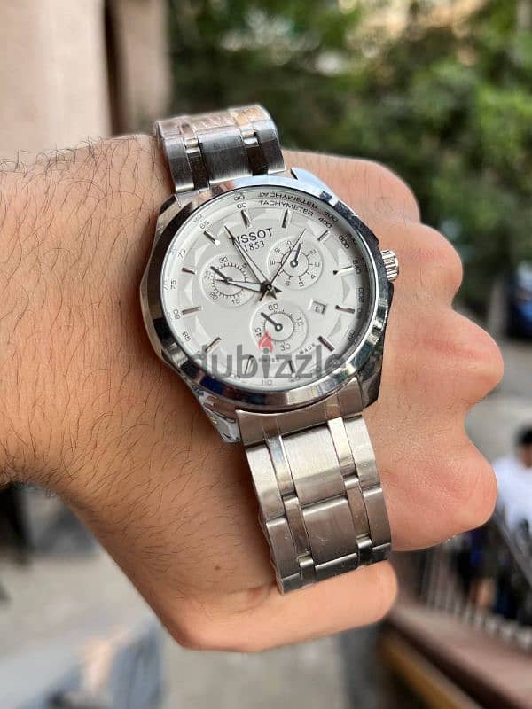 ساعة Tissot تيسوت معدن رجالي هاي كوالتي 5