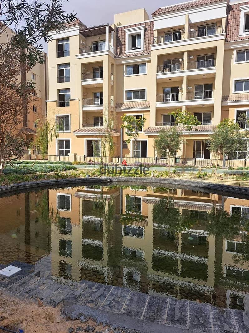 Apartment for sale with a down payment of 220 thousand pounds near Madinaty inside Sari Compound, installments up to 8 years!! 3