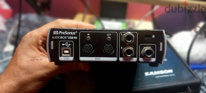 كارت صوت احترافي من شركة بريسونس audiobox usb 96 presonus 1