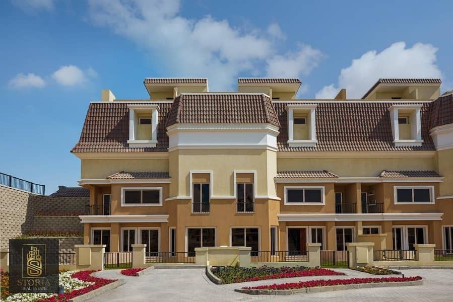 Villa for sale in New Cairo in installments in Sarai Compound 6