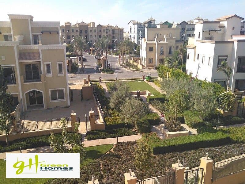 With landscape view Twinhouse 315m fully finished for sale in Mivida | Emaar, New Cairo 2