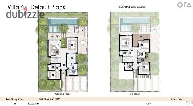 Villa 240m for sale in Solana East, 5Th Settlement 6