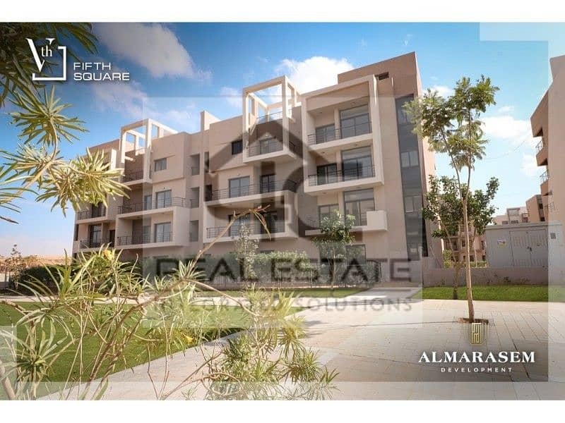 Apartment 245 m 4-bedroom the lowest price offered in the market double view and view landscape bahry in Al Marasem 1