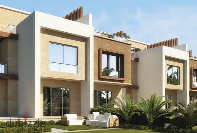 212 sqm villa in the heart of New Cairo in Sarai Compound next to Madinaty|in installments 2