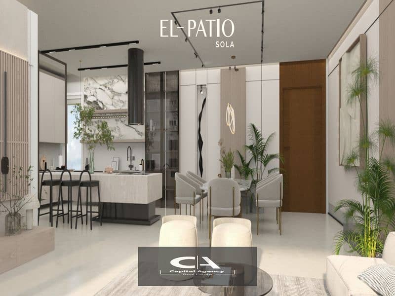 شقه للبيع 215متر بدون مقدم 0% في لافيستا في الباتيو سولا | برايم لوكيشن | 4/3 تشطيب Patio Sola _ La Vista 6