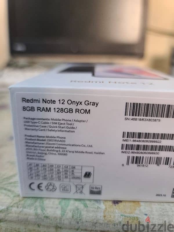 xiaomi redmi note 12 8 ram 128gb 4