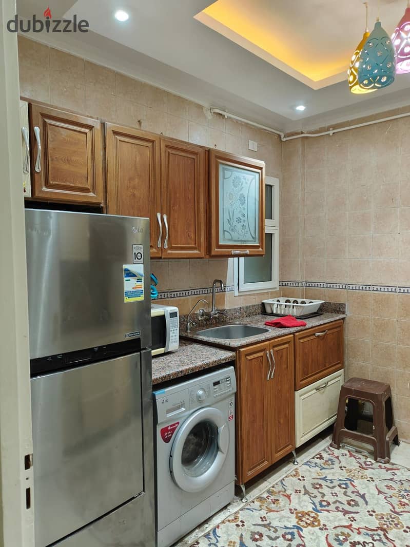 A full furnished apartment for rent at B3 madinaty near by south park 8