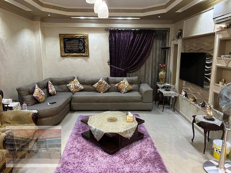 Ground apartment fully finished in la mirada new cairo 2