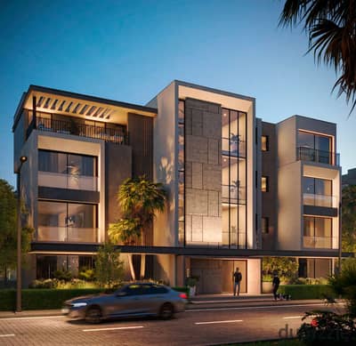 Live in Palm Hills in a fully finished apartment with installments over 8 years, prime location in Sheikh Zayed