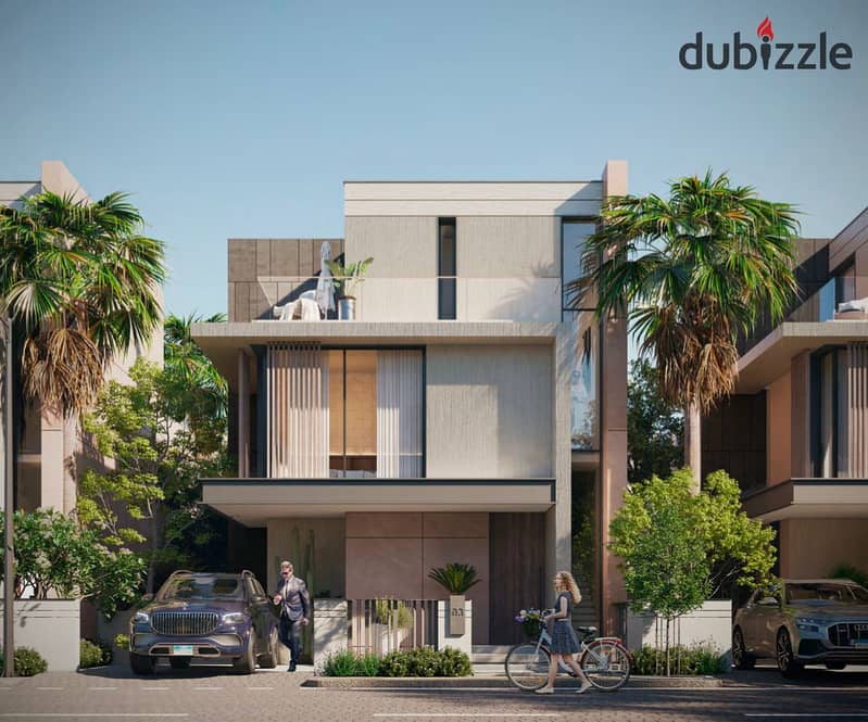 Live in Palm Hills in a fully finished apartment with a landscape view, in installments over 8 years, in a prime location in Sheikh Zayed 9