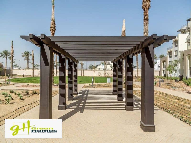 Duplex garden 280m fully finished for rent best price in Uptown Cairo | Emaar 5