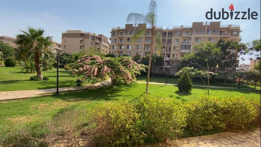 Apartment 109m for sale cash at B11 madinaty ground floor wide garden view