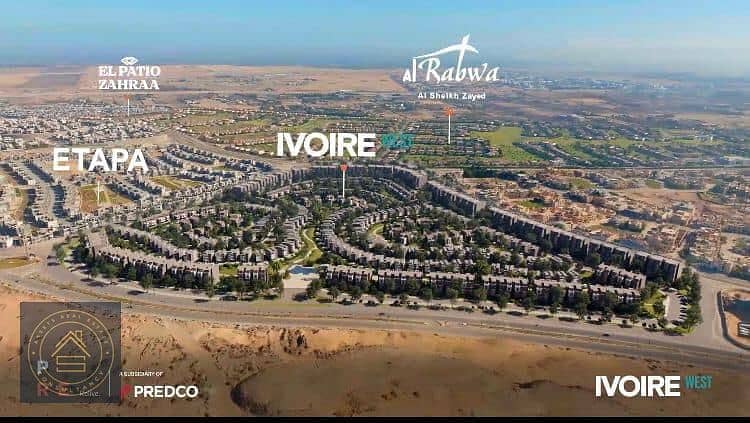 Own your unit in the heart of Sheikh Zayed with a stunning view at Ivoire Compound, located near Rabwa and Etapa compounds. 2