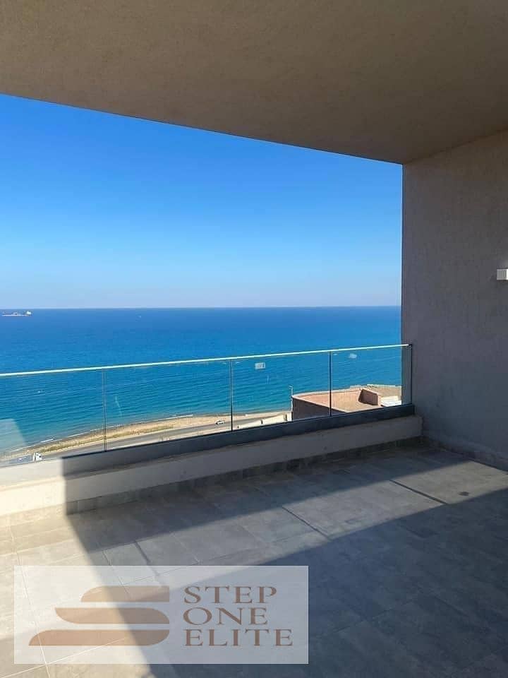 Chalet for sale with sea view + first row lagoon, fully finished in Ain Sokhna 2