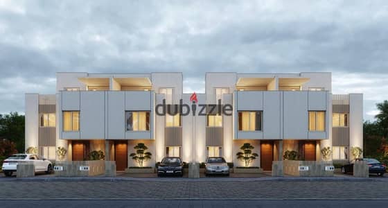 Live in a 3-storey villa in installments directly on Dahshur Street, prime location in the heart of Sheikh Zayed in WEST END next to DUNES