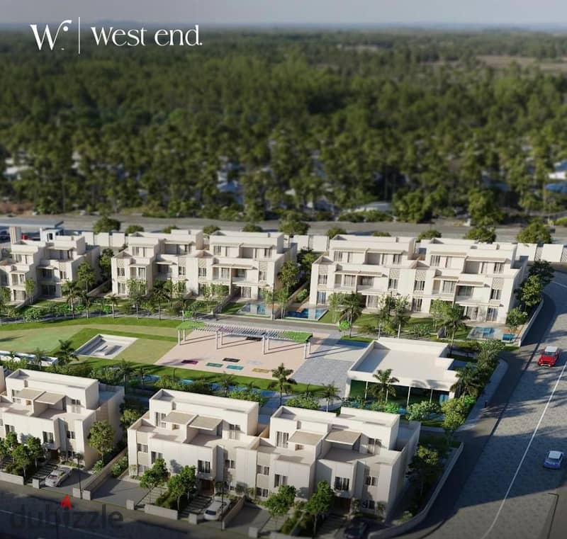 اسكن بفيلا 3 ادوار بالتقسيط دايركت علي وصله دهشور برايم لوكيشن بقلب الشيخ زايد في WEST END بجوار DUNES 3